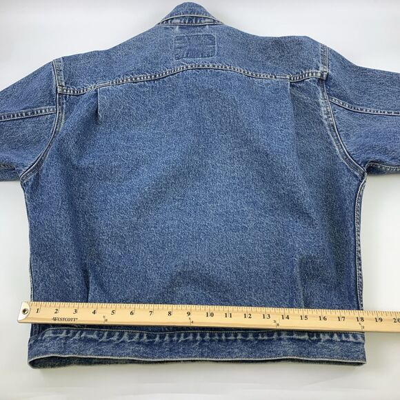 Levi's Strauss Trucker Jacket Vintage Denim 70511-0289 Orange Tab Mens Small - Picture 15 of 15